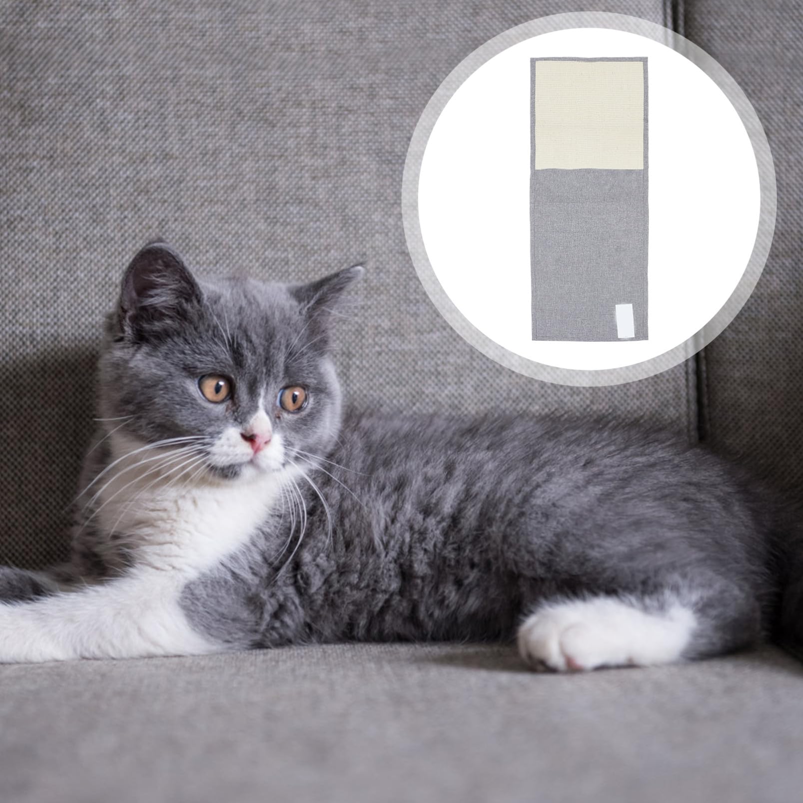 Funda para Reposabrazos de Sofá Antiarañazos de Sisal para Gatos | Protector contra Arañazos, Uso en Oficina y Habitación, Formato para Casa