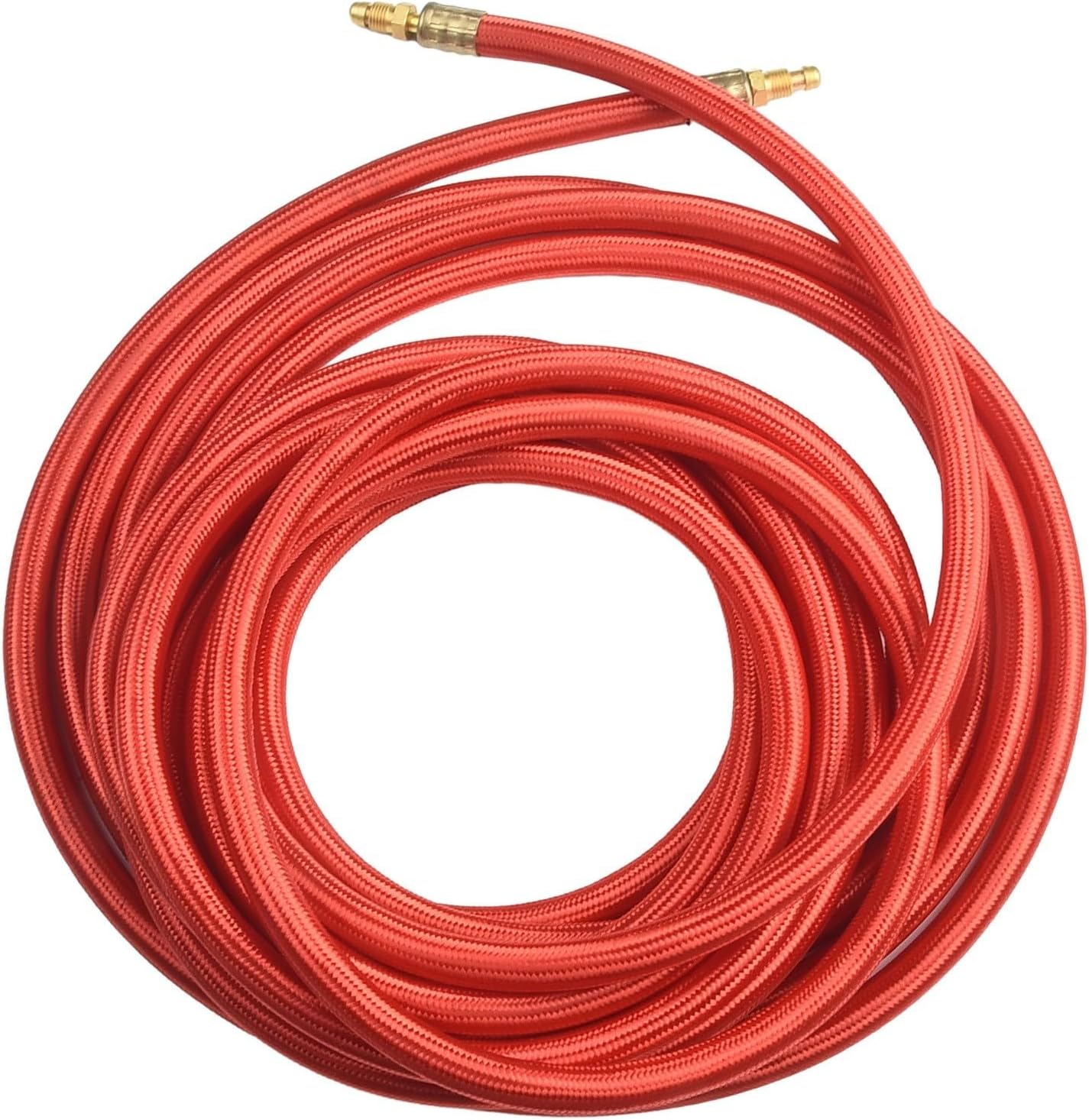 25ft C K Worldwide Superflex TIG Torch Power Cord CK57Y03RSF for CK9 CK17 Air-Cooled Torches Flexible Silicone Rubber Hose with Wear-Resistant Nylon Braid 3/8 x 24 RH Fitting