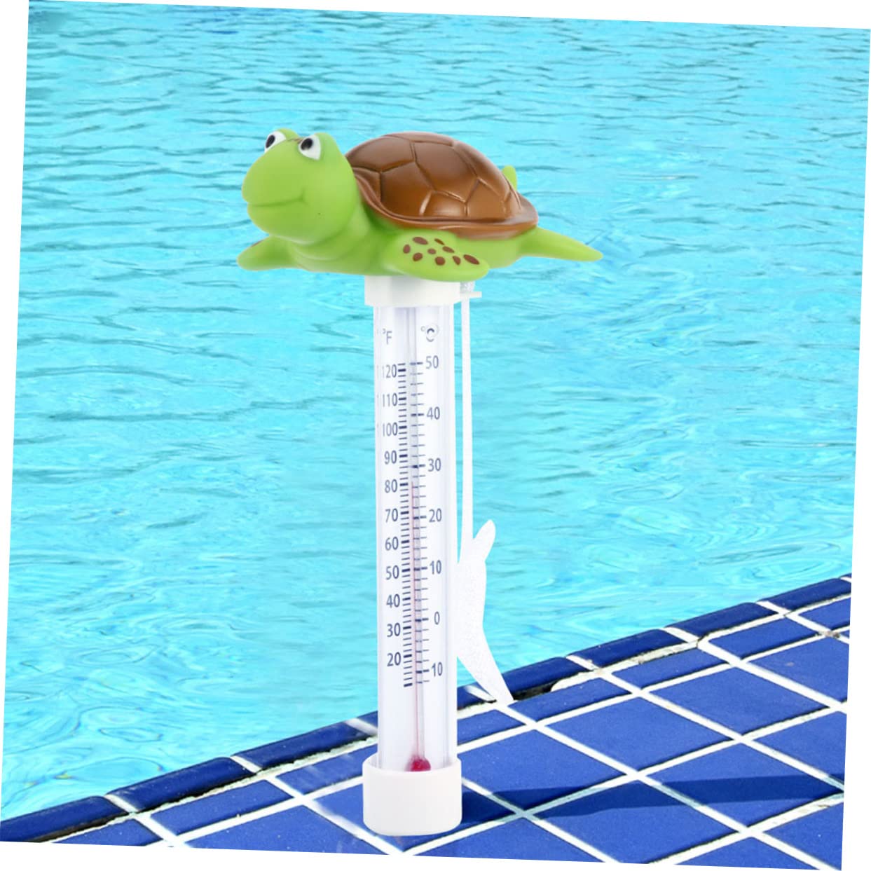 UPKOCH 3 Pièces Thermomètre Flottant pour Spa Mesure de Température de Eau Facile à Lire à Utiliser pour Étang Aquarium Accessoire Pratique Corde de Fixation