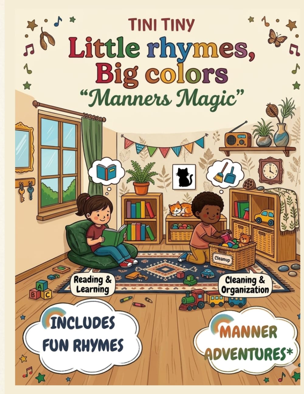 TINI TINY BOOKS: Little Rhymes,Big Colors: MANNERS MAGIC