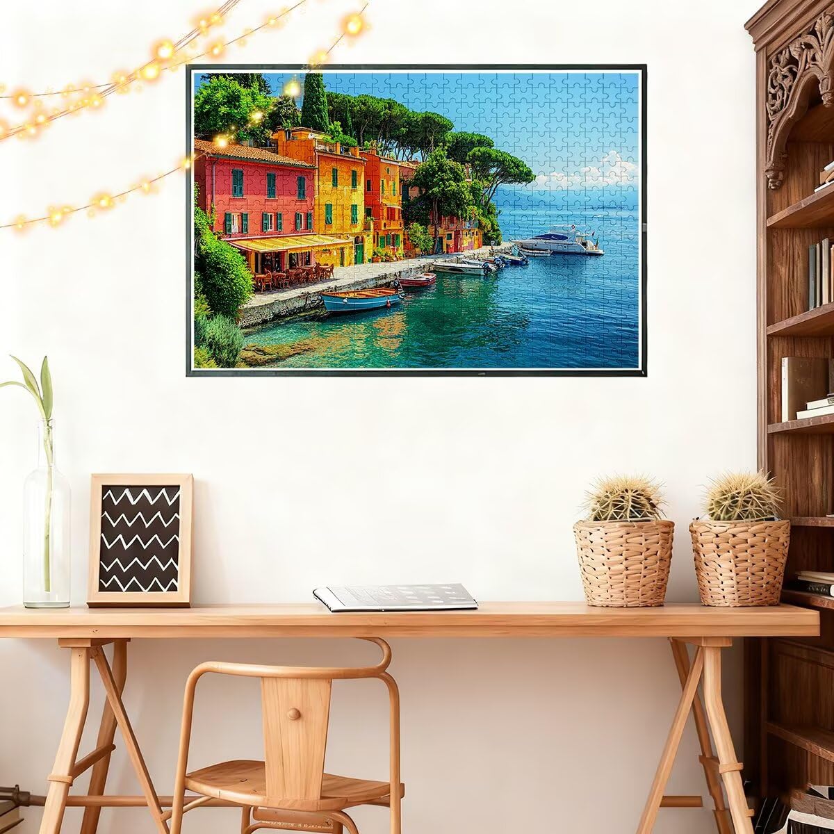 Puzzle 5000 sztuk Włochy Puzzle Krajobrazy Wymiary 156 x 105 cm Puzzle dla Dorosłych Kreatywna Rozrywka, Śmieszne Klasyczne Puzzle Zabawki Edukacyjne Oryginalne Prezenty Dla Kobiet I-81