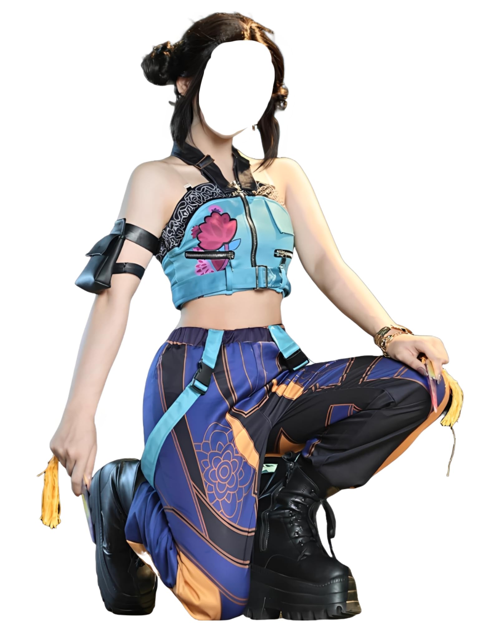 Rumi Costume Demon Cosplay Costume for Adults Zoey Jinu Uniform Complete Set Carnival Costumes