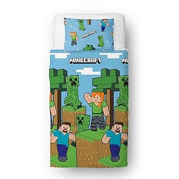 Character World Minecraft Official Single Duvet Cover