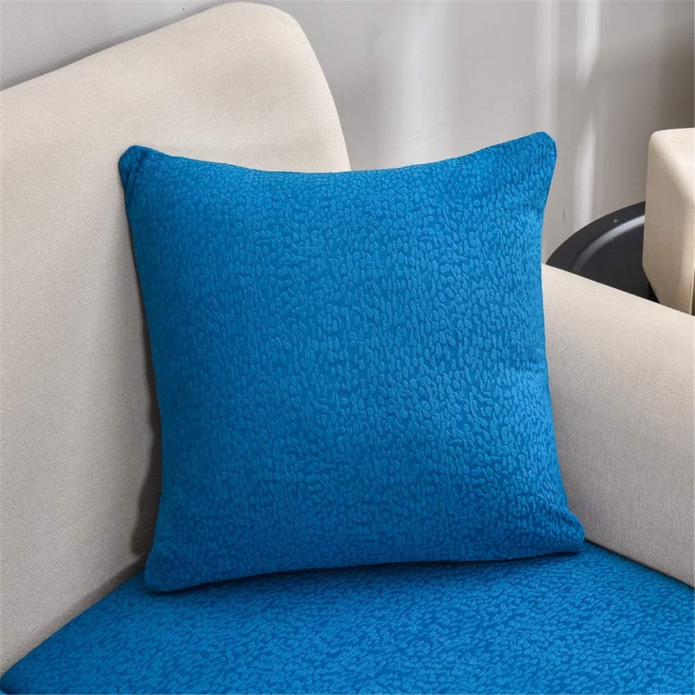 Fundas para cojines de sofá impermeables elásticas azul para renovar el salón familiar y terrazas