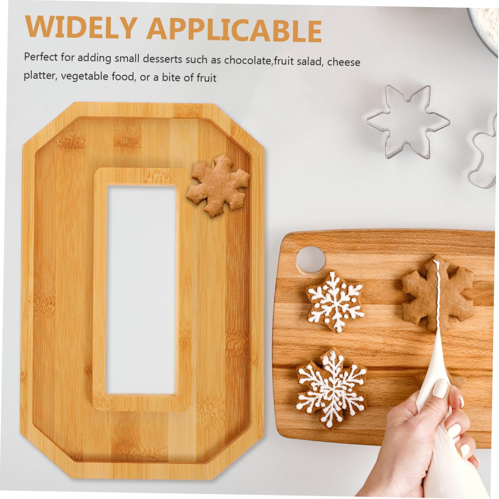 ULTECHNOVO 1juego Bandeja De Charcutería Grande Forma De Número Decoración De Año para Frutas Snacks y Resistente y para Reuniones Familiares