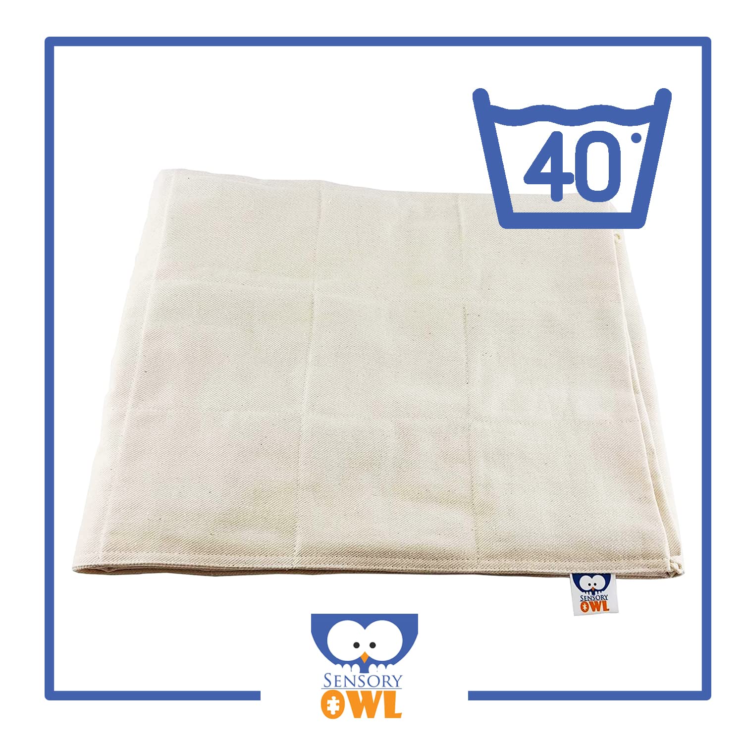 Gewichtsdecke Therapiedecke Für Kinder Set Mit Bezug Kissenbezug Waschbeutel Beschwerte Gewichtete Decke Stressabbau Autismus ADHD Hilfsmittel Baumwolle Glasgranulat 100 x 150 cm 4 kg