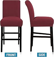 Vista 33 de Flamingo P Bar Stool Covers with Backs Bar Stool Seat Covers Barstool Covers Slipcovers Counter Height Bar Stool Chair Covers Removable Washable for