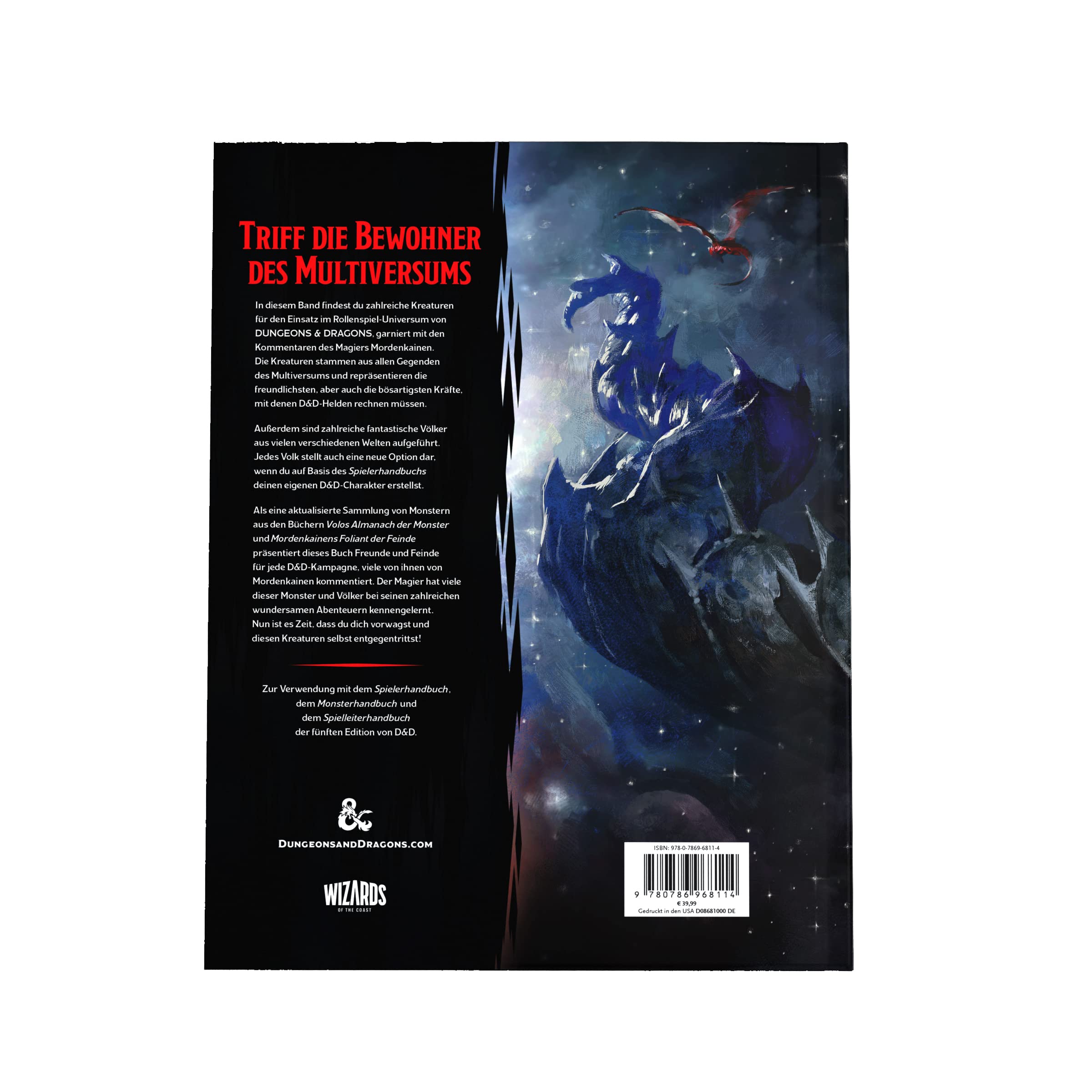 Dungeons & Dragons Mordenkainen Presenta mostri del Multiverso (versione tedesca)