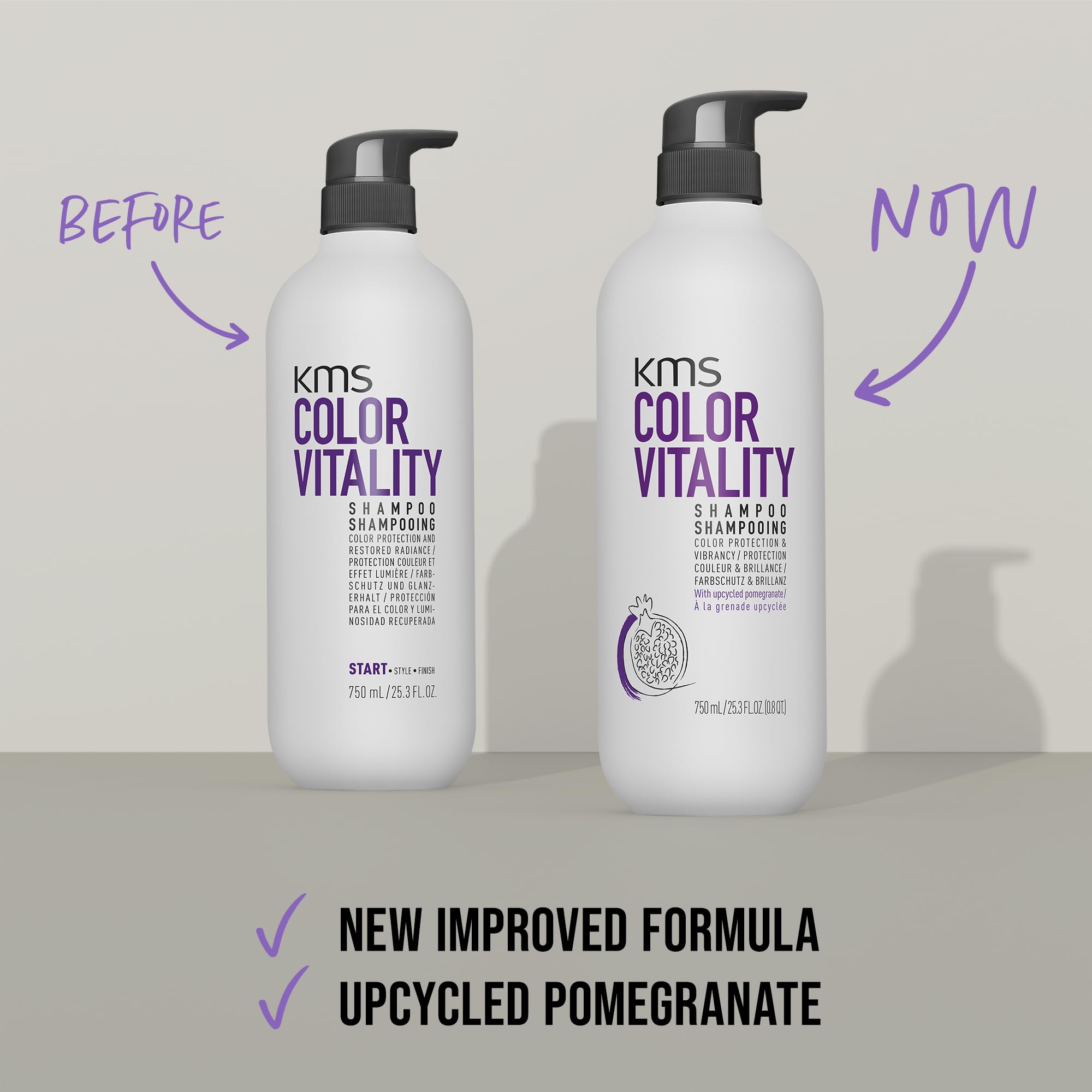 KMS ColorVitality - Shampoo 750ml - shampoo per capelli colorati