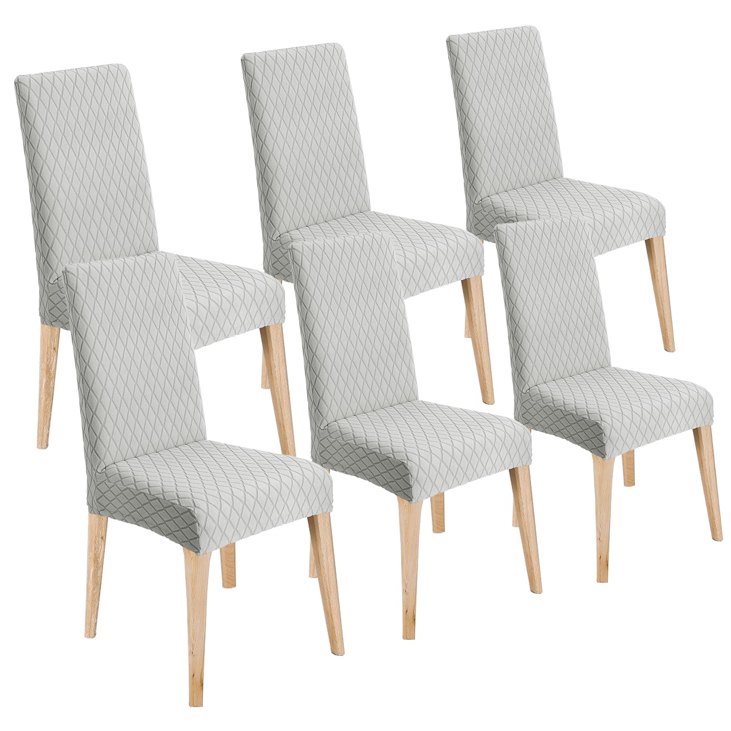 LANSHENG Dining Chair Covers Set of 6,