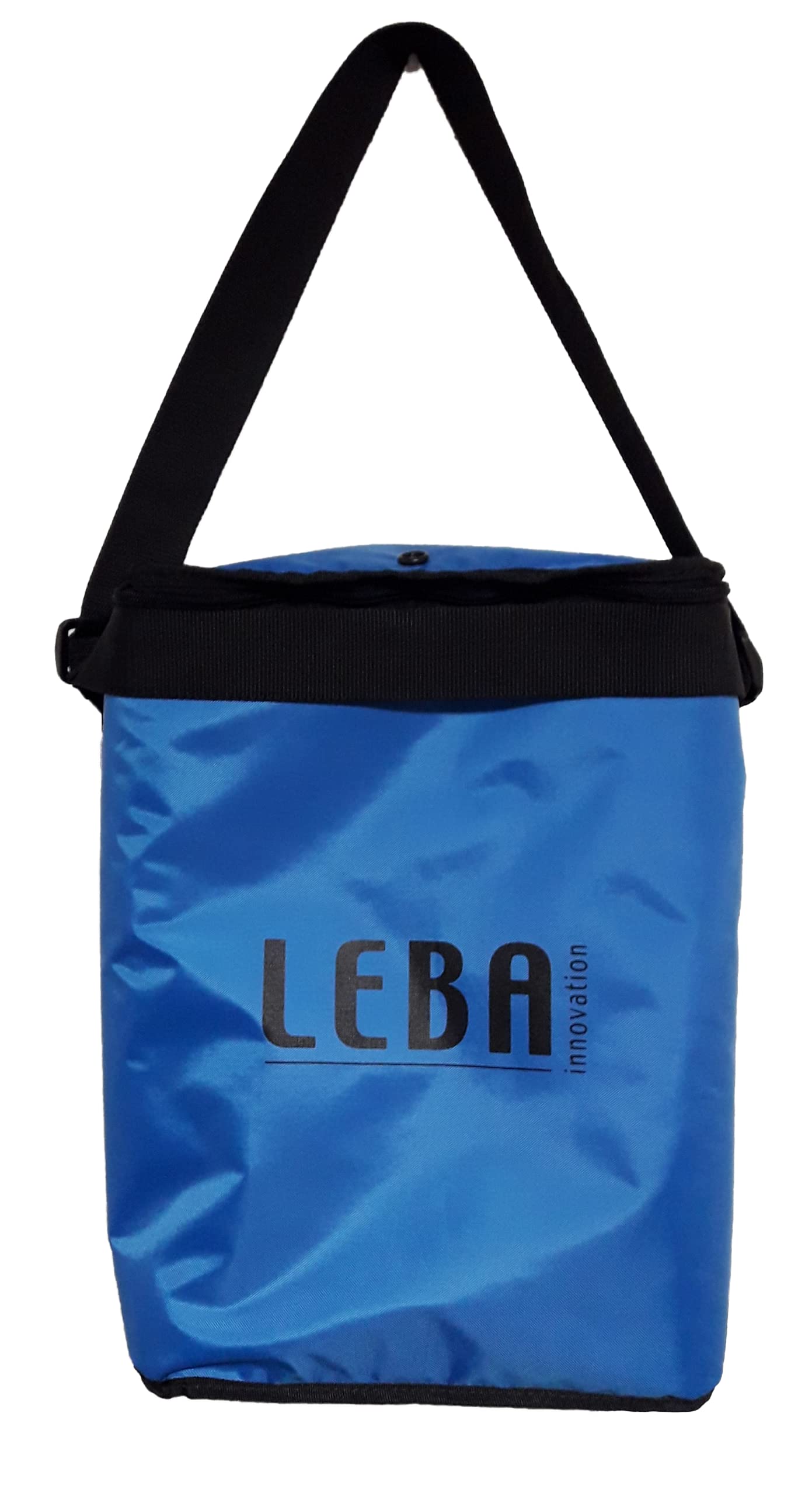 LEBA Innovation Gepolsterte Aufbewahrungstasche für 5 Tablets (Verstellbarer Schultergurt, Zusätzliche Tasche auf der Rückseite) Blau