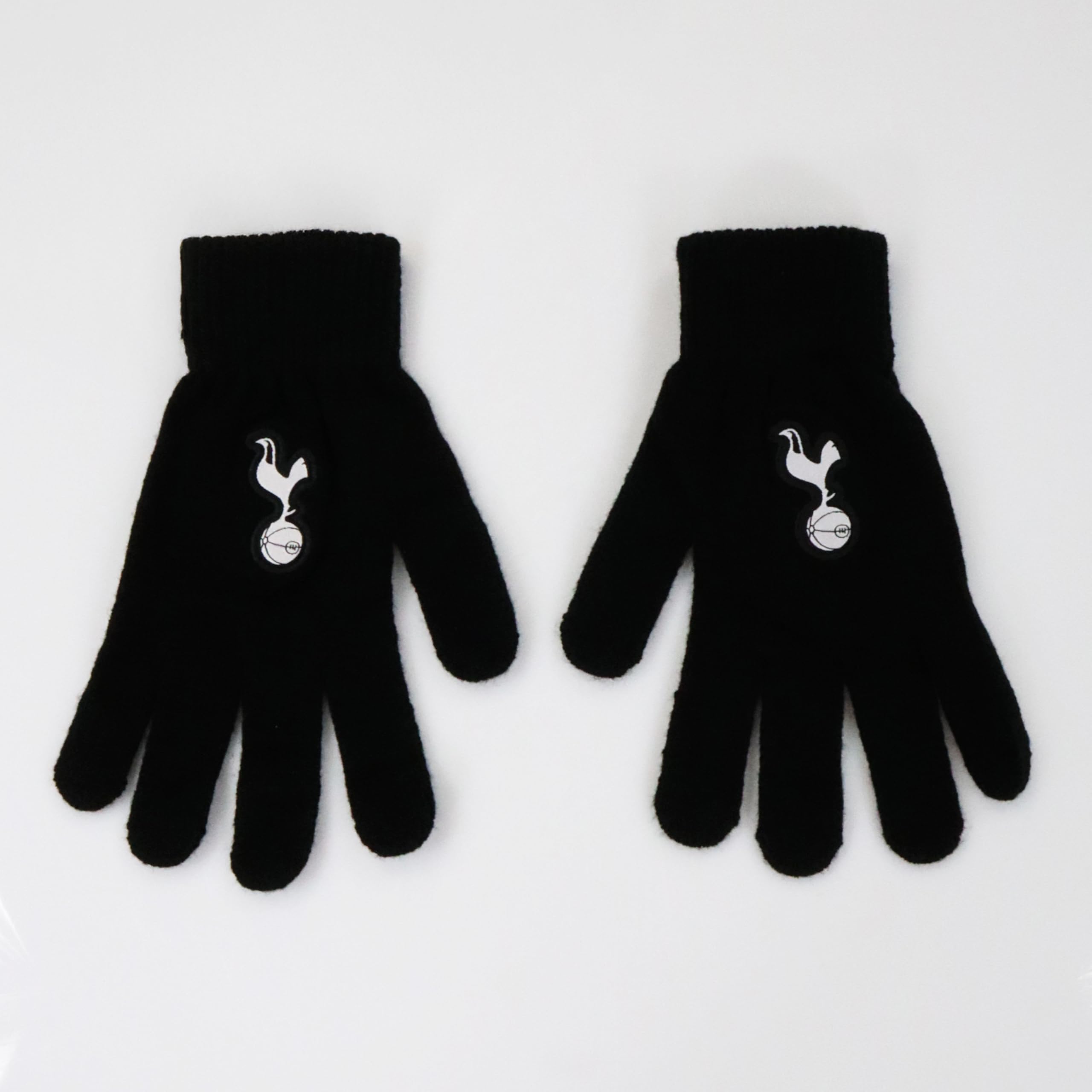 FOCO Officially Licensed Tottenham Hotspur Black Gloves