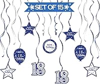 Vista 335 de Juego de decoraciones para fiesta de cumpleaños número 16, serpentinas moradas con soporte de globo de mesa morado, decoraciones de fiesta