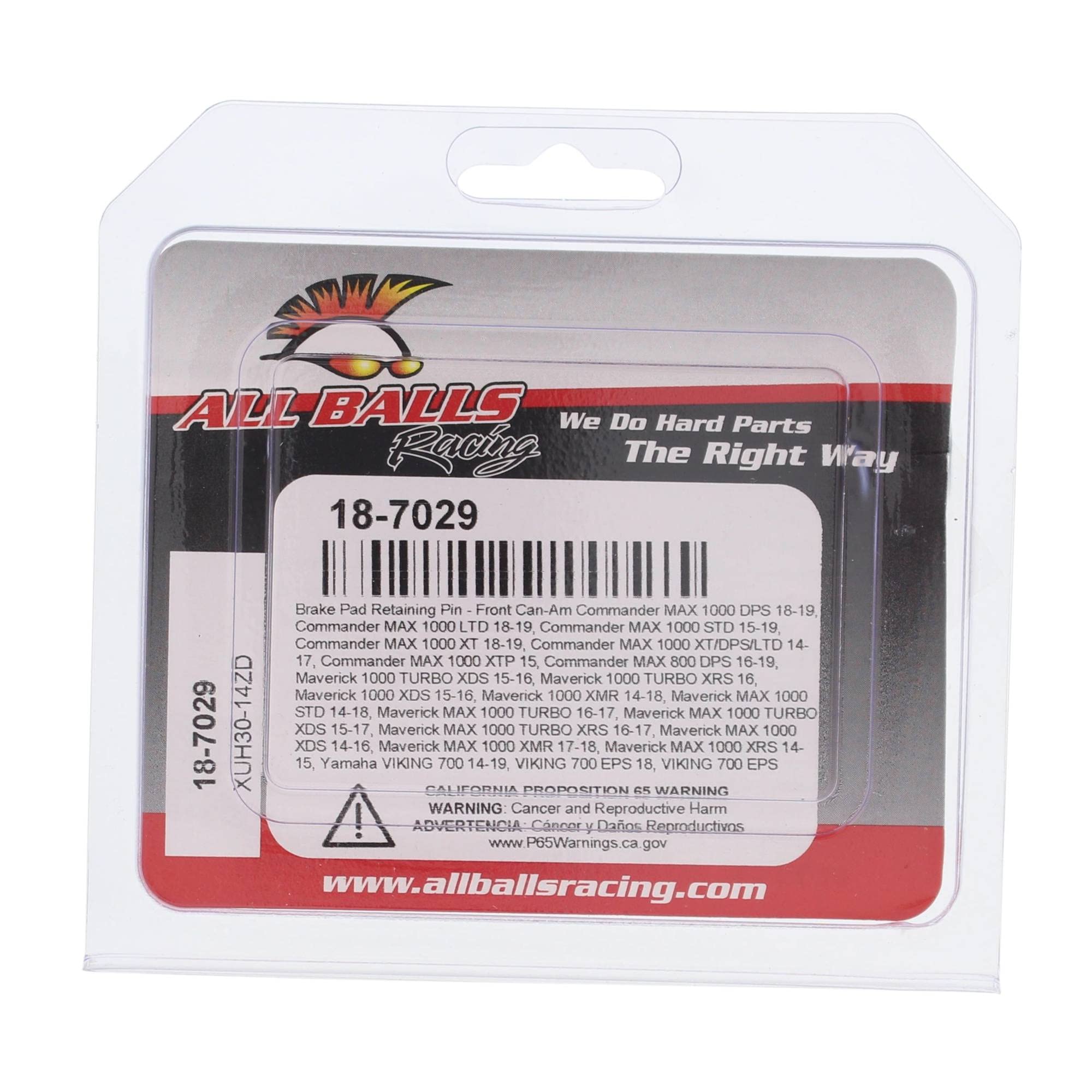 Amazon.com: All Balls Caliper Bolt Kit Front 18-7029 for Can-Am