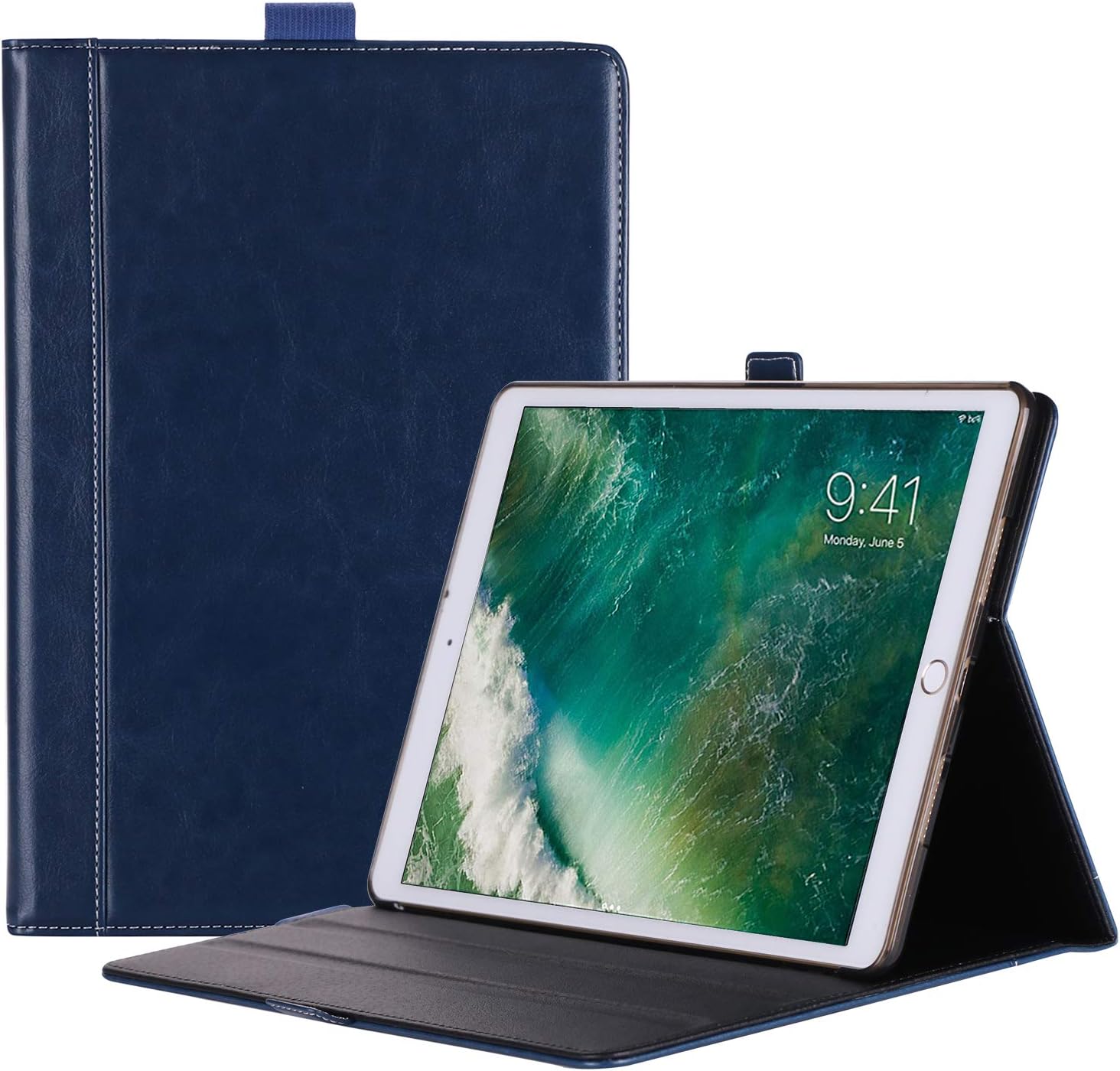 ProCase iPad Air 10.5" (3rd Gen) 2019 / iPad Pro 10.5 2017 Case - Premium Stand Case Folio Cover for Apple 10.5" iPad Air 2019 / iPad Pro 10.5 inch 2017, with Auto SleepWake Function (Navy)