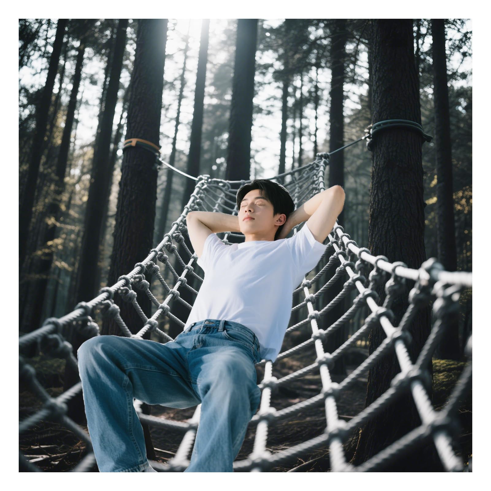 HSXMY Climbing Cargo Net for Adults and Kids Outdoor Heavy Duty Climbing Net Rope Ladder Playground Safety Net for Treehouse Accessories Stair Balcony