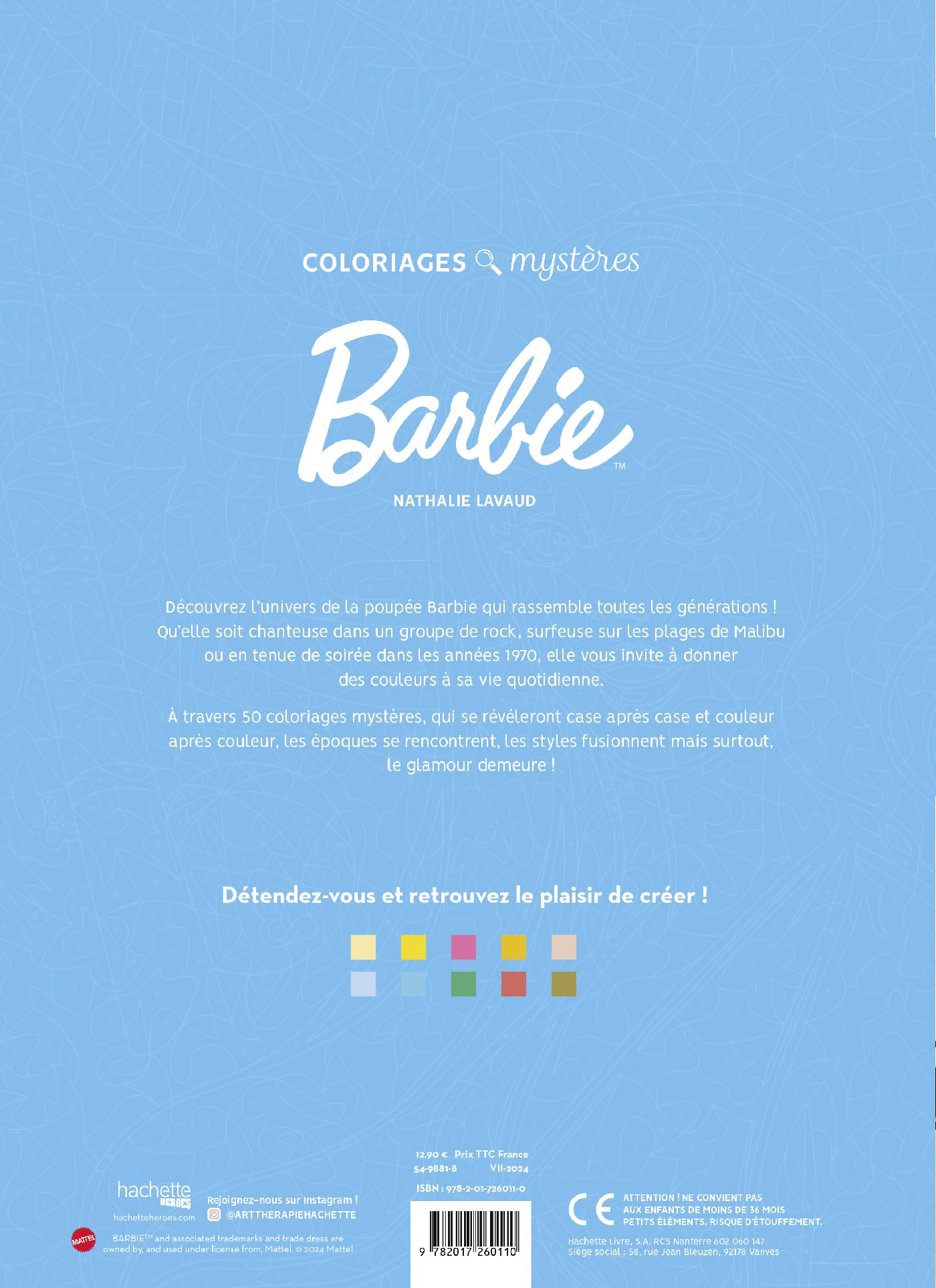 Coloriages mystères - Barbie