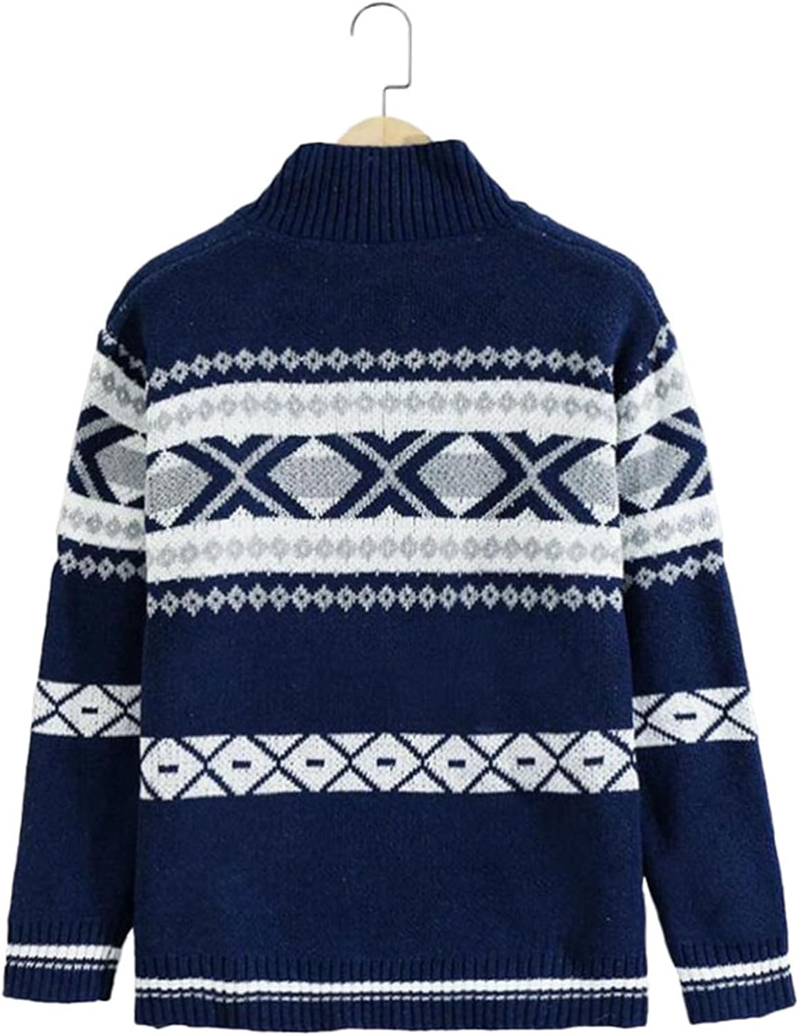 Men's Long Sleeve Casual Comfort Fit Cardigan Sweater Shawl Collar Soft Fabric - Image 6