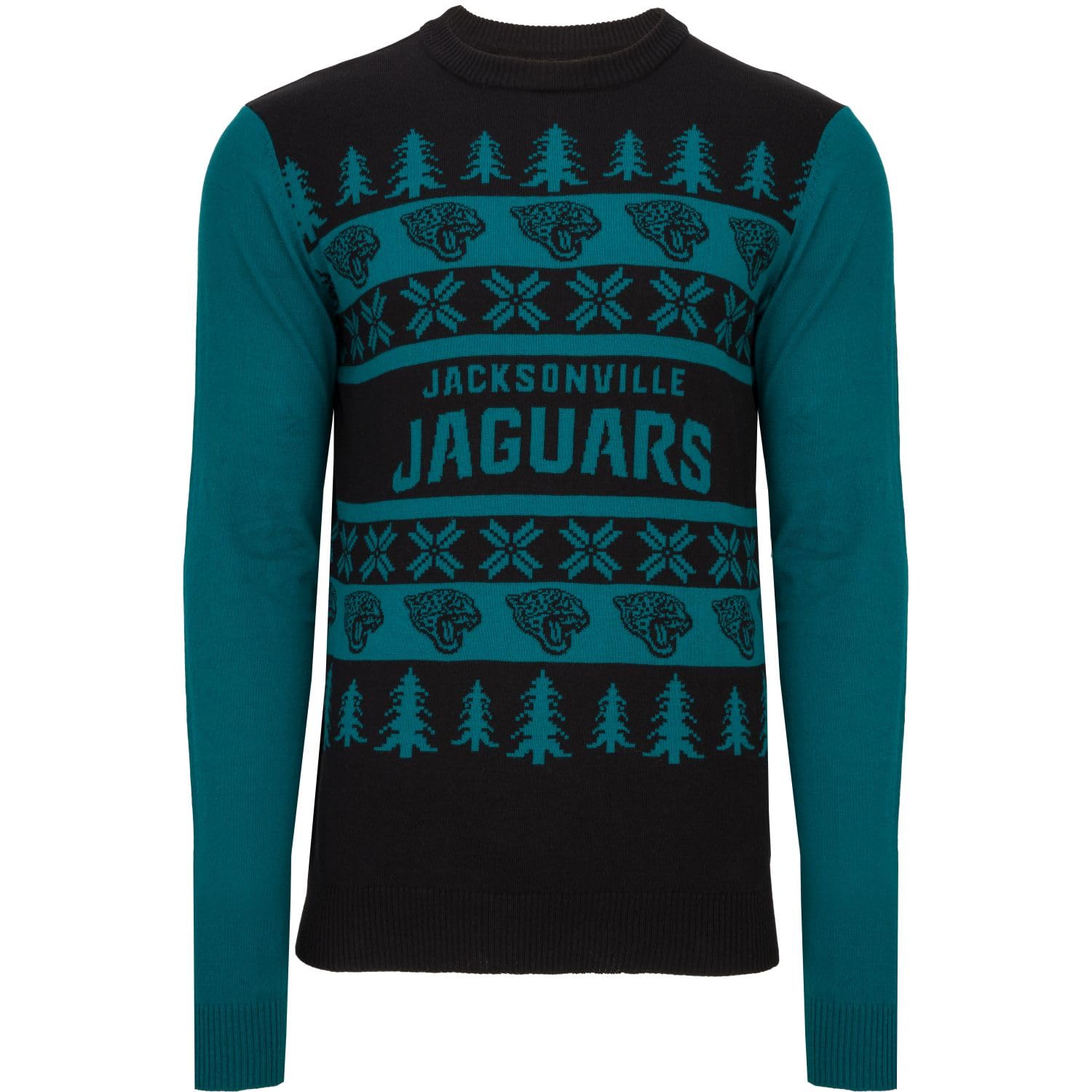 FOCO NFL Ugly Sweater XMAS Knit Pullover - Jacksonville Jaguars - S — image 1