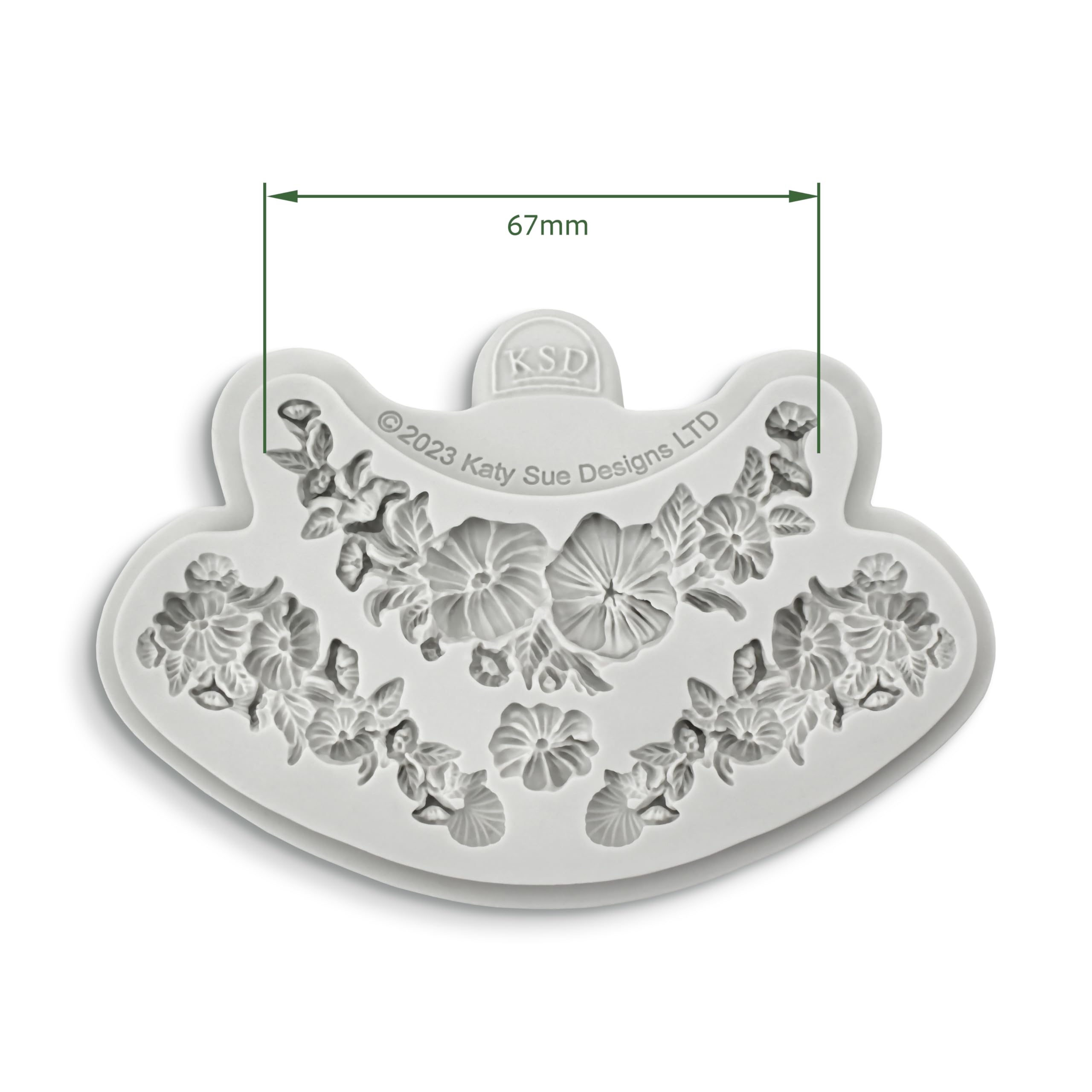 Katy Sue Silikonform Für Kuchen & Basteln – Patchwork-Muster Für Fondant, Zuckerpaste Und Ton