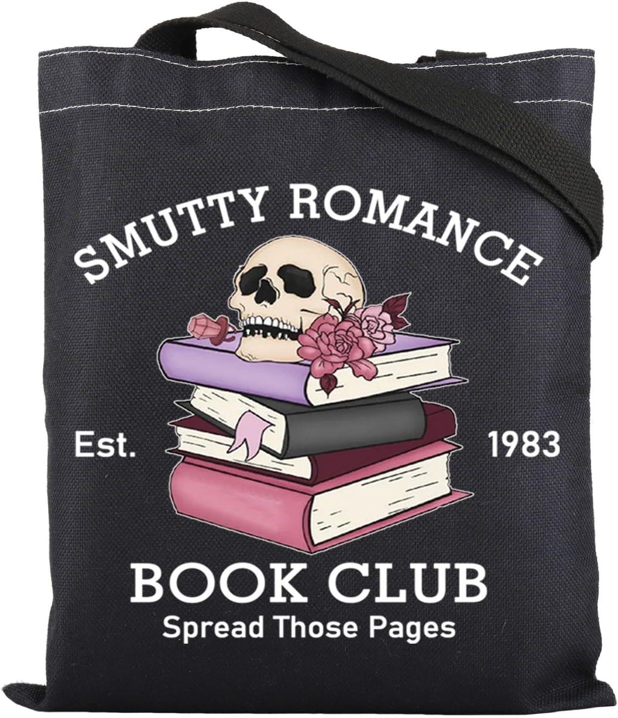 ENSIANTH Smutty Romanceトートバッグ 文学 ブックディッシュ ギフト スパイシーな読者愛好家へのギフト スマッ