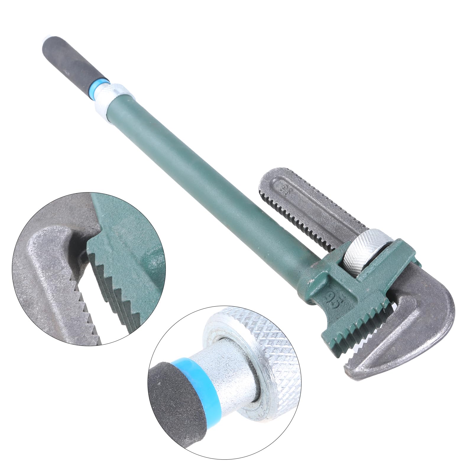Llave de tubo de ajuste de acero al carbono, llave multifuncional para tubo de agua, alicates de fontanero, abrazadera de tubería