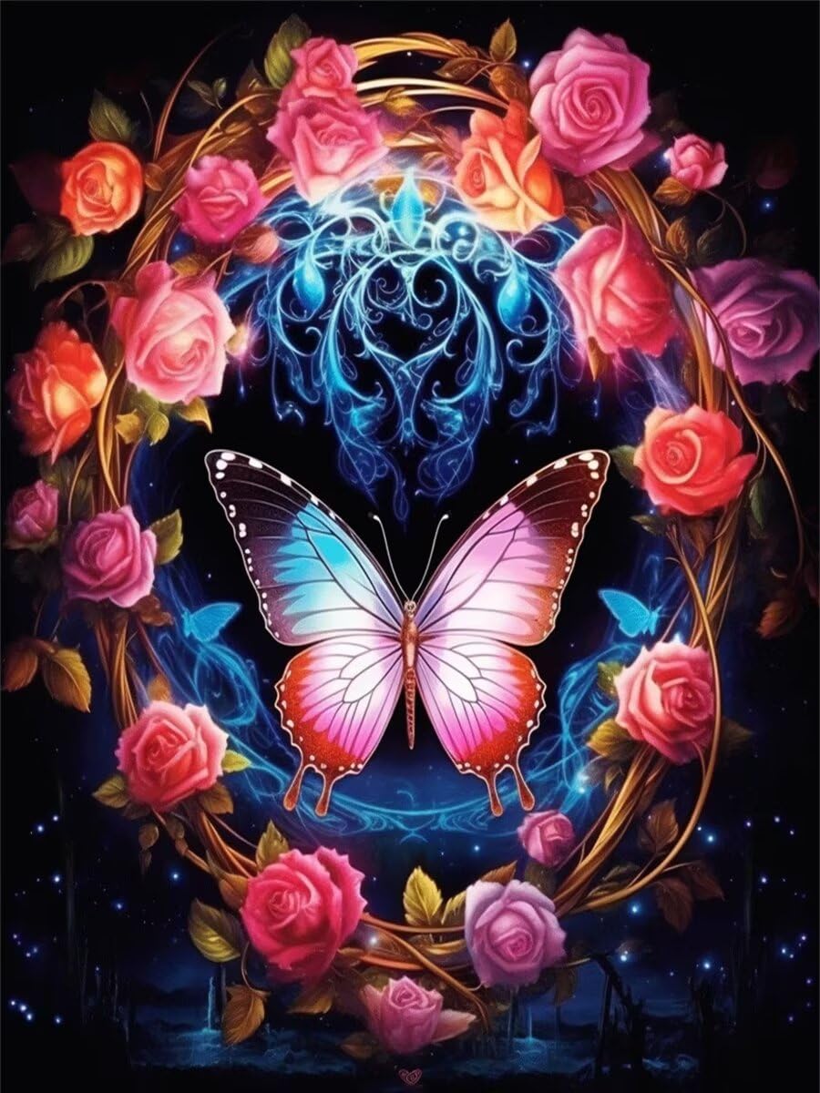 Artisanat d'Art Diamond Painting Papillon | Créez Votre Propre Tableau Scintillant