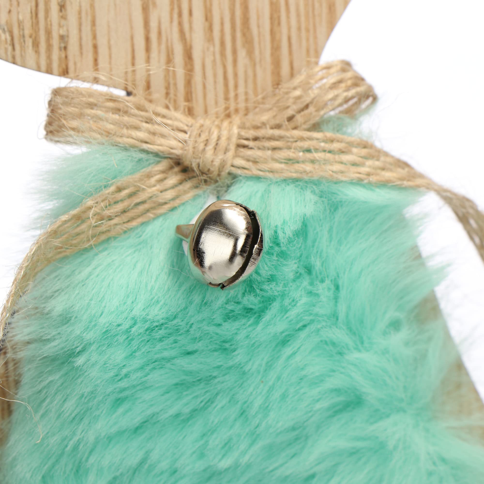com-four® 24x Deko Aufsteller für Ostern, Osterhase im Kleid mit Blume