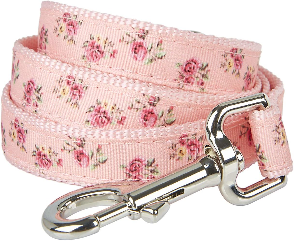 Floral Pink Dog Lead