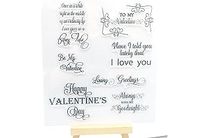 Happy Valentine's Day Stamps: Express Love and Create Unique Cards and Scrapbooks