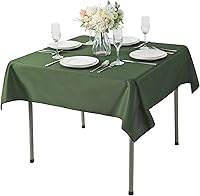 Vista 280 de Rectangle Tablecloth 90x132 inch Washable Polyester Fabric Table Cloth for Wedding Party Dining Banquet Decoration（90x132, Turquoise）