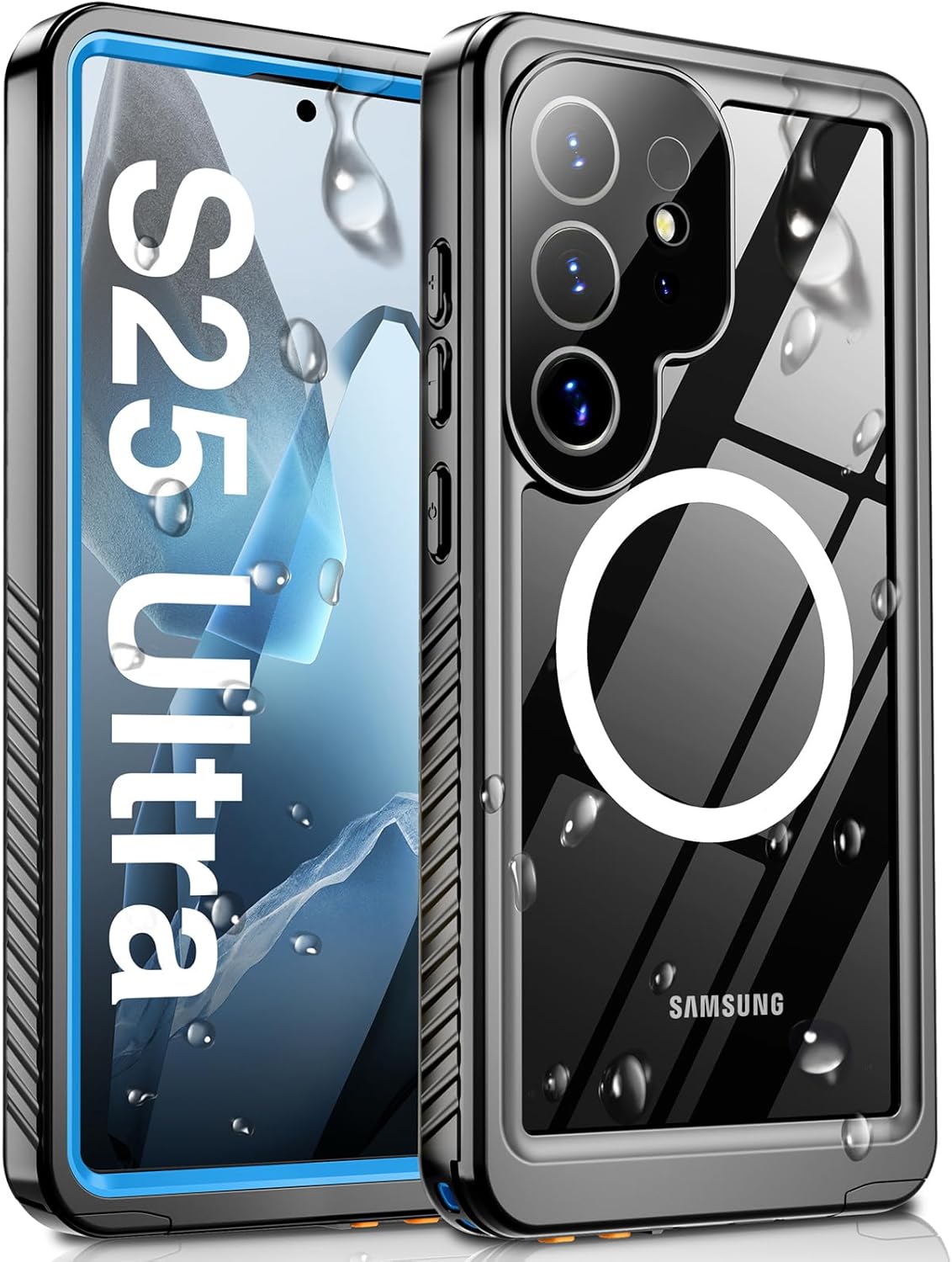 Oneagle for Samsung Galaxy S24 Ultra Case Waterproof,S24 Ultra Case [Built-in Screen Protector & Lens Protector][IP68 Underwater][12FT Military Shockproof][Real 360] Protective Galaxy S24 Ultra Case