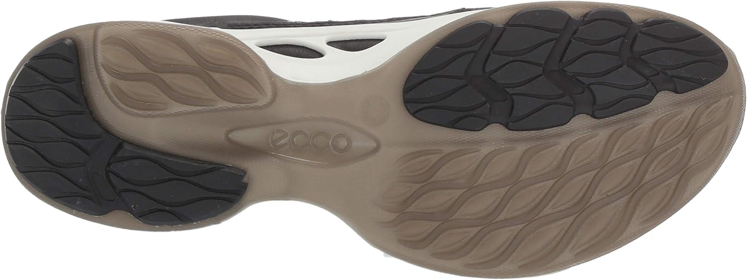 ECCO - Womens BIOM Fjuel Mesh Athletic Sneaker 6-6.5 Black/White