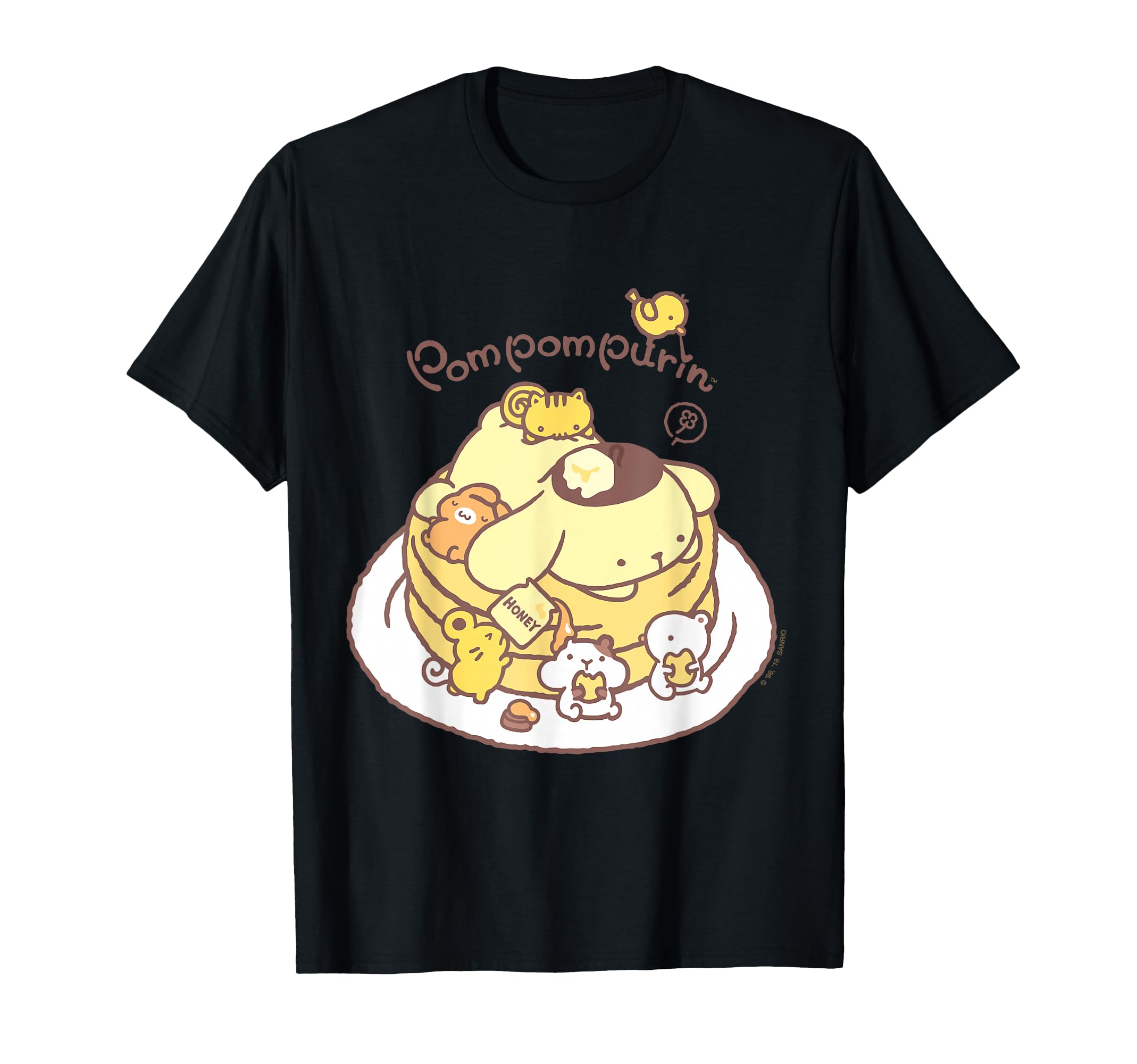 Pompompurin Pancake Friends Tee Shirt T-Shirt