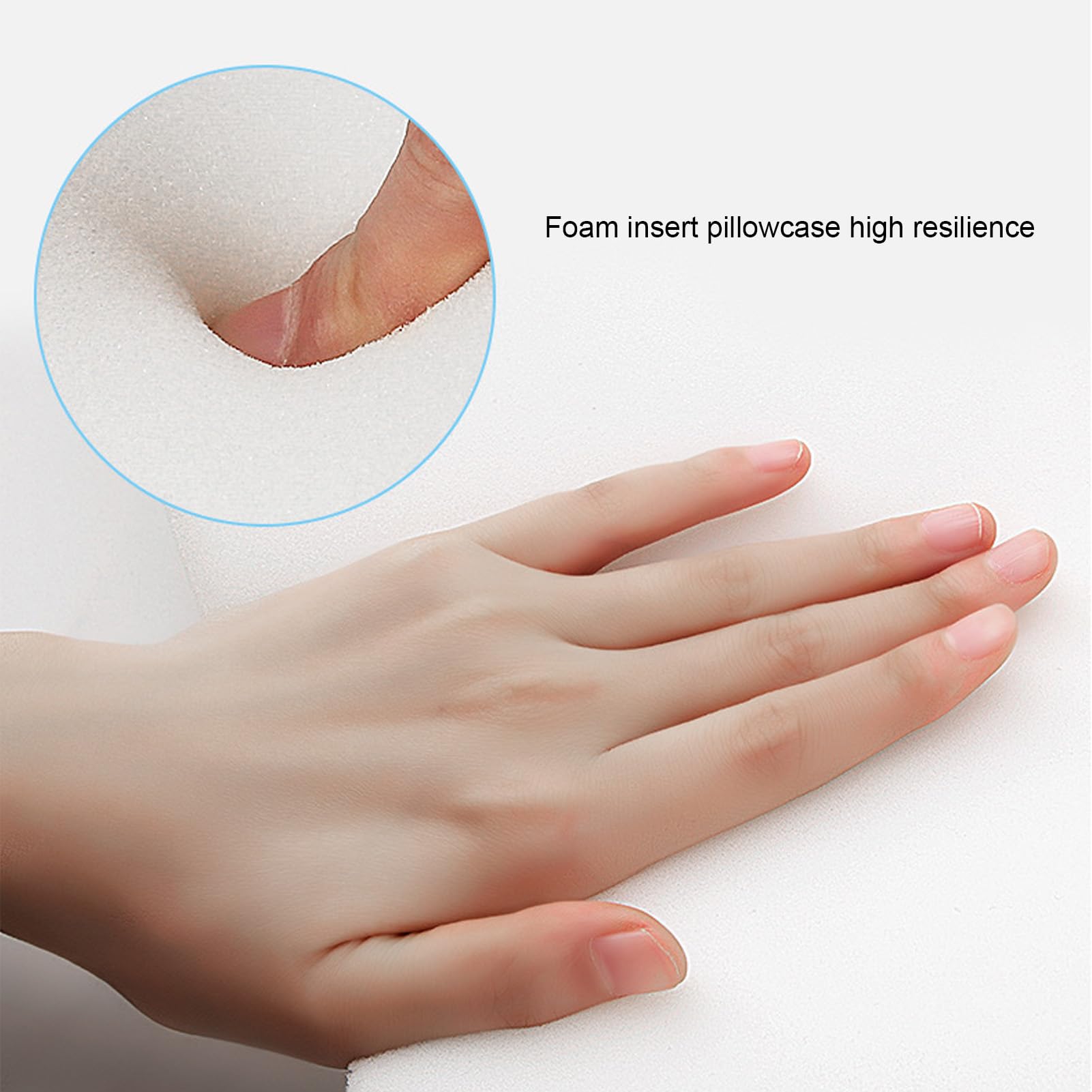 Cuscino Memory Foam Per Extension Ciglia - Con Federa Vellutata E Tasche Laterali - Comfort Collo E Schiena - Foto 8