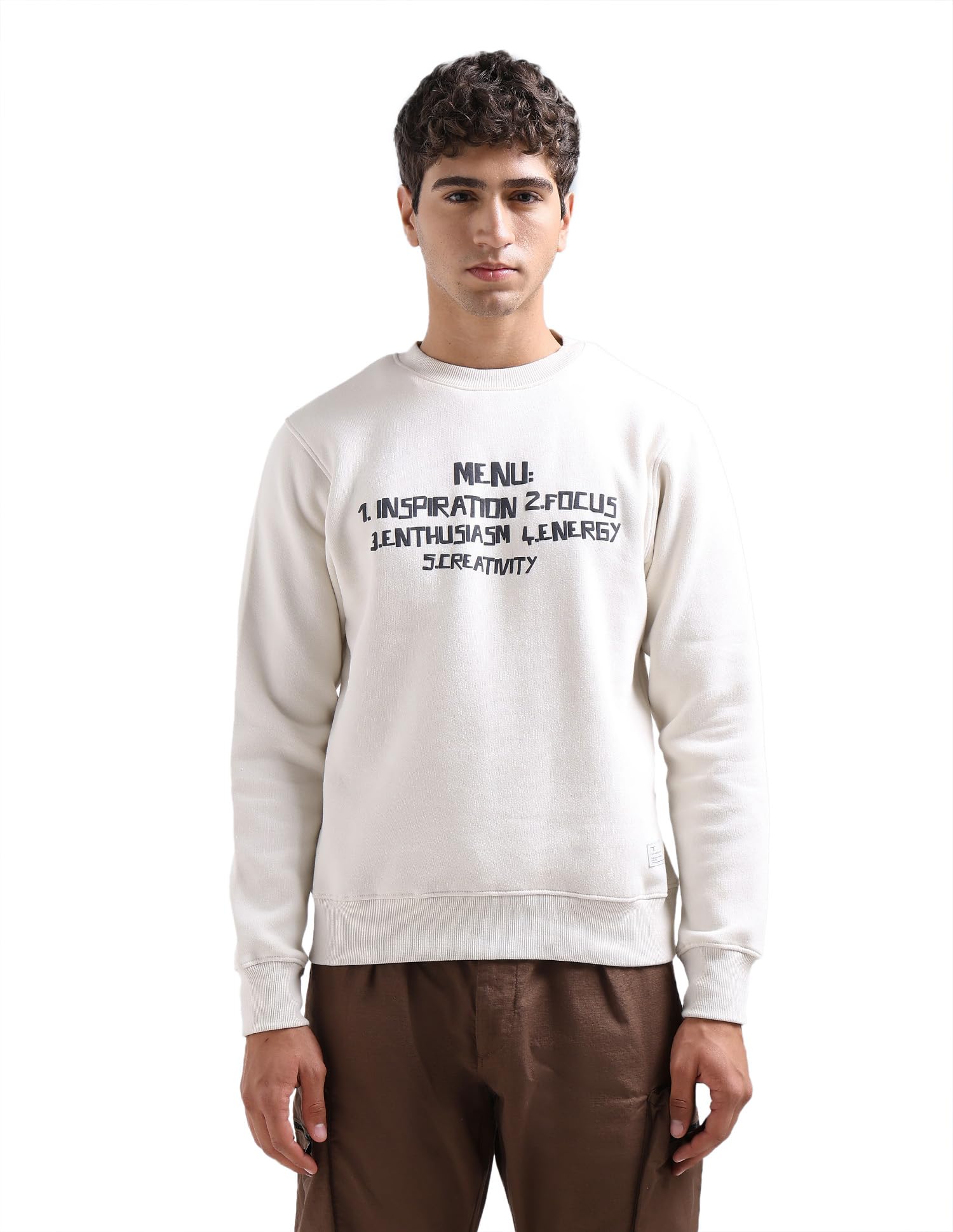 flying machine Men's Regular Fit Sweatshirt| Printed-picture-27