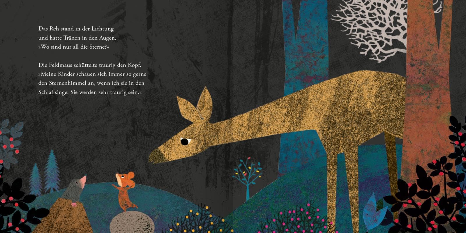 Der Maulwurf und die Sterne: Bilderbuch über Freundschaft und Teilen, für Kinder ab 3 Jahren