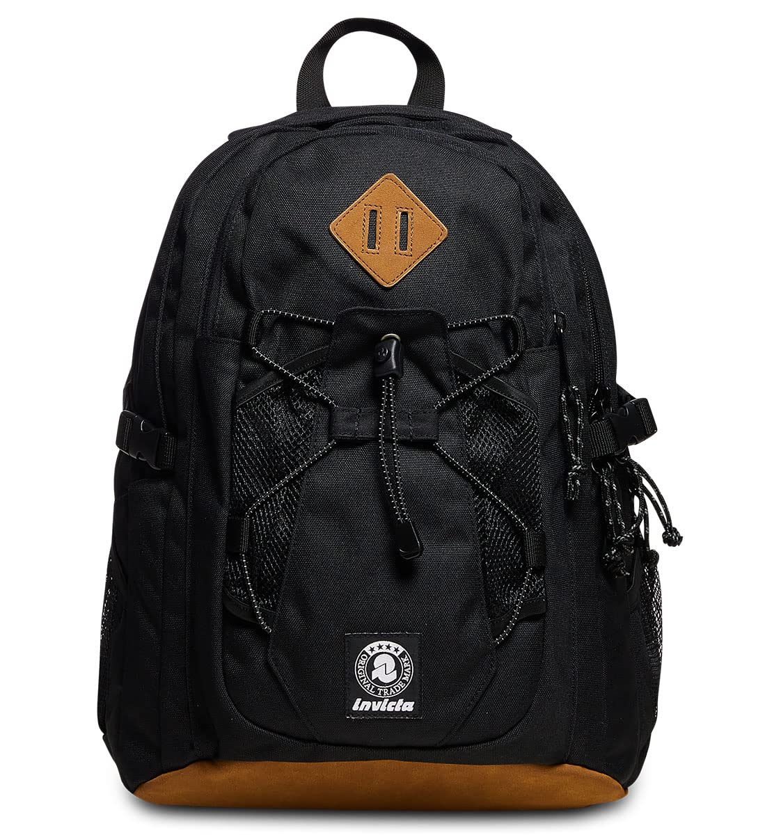 Invicta Backpack MOAB PRO - Black - PC pocket - Studio, Work and Leisure - for Men Women, Black, Taglia unica, Modern