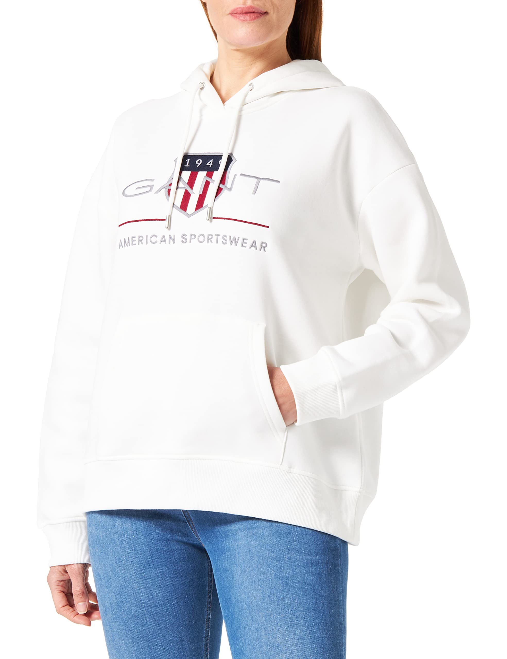GANTWomen 4204567-GAN-113-GAN Archive Shield Hoodie