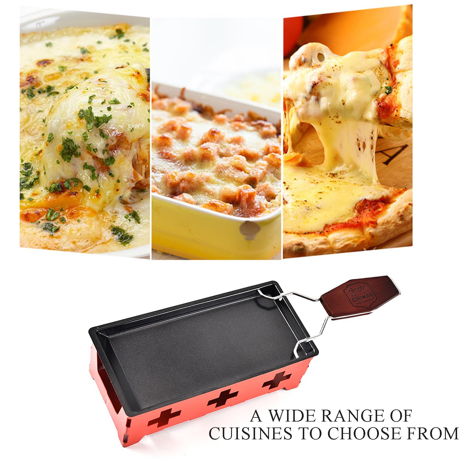 Vastsea Grill de Queso Suizo, Sartén para Derretir Queso, Rizador de Queso, Para El Hogar Cocina Herramient