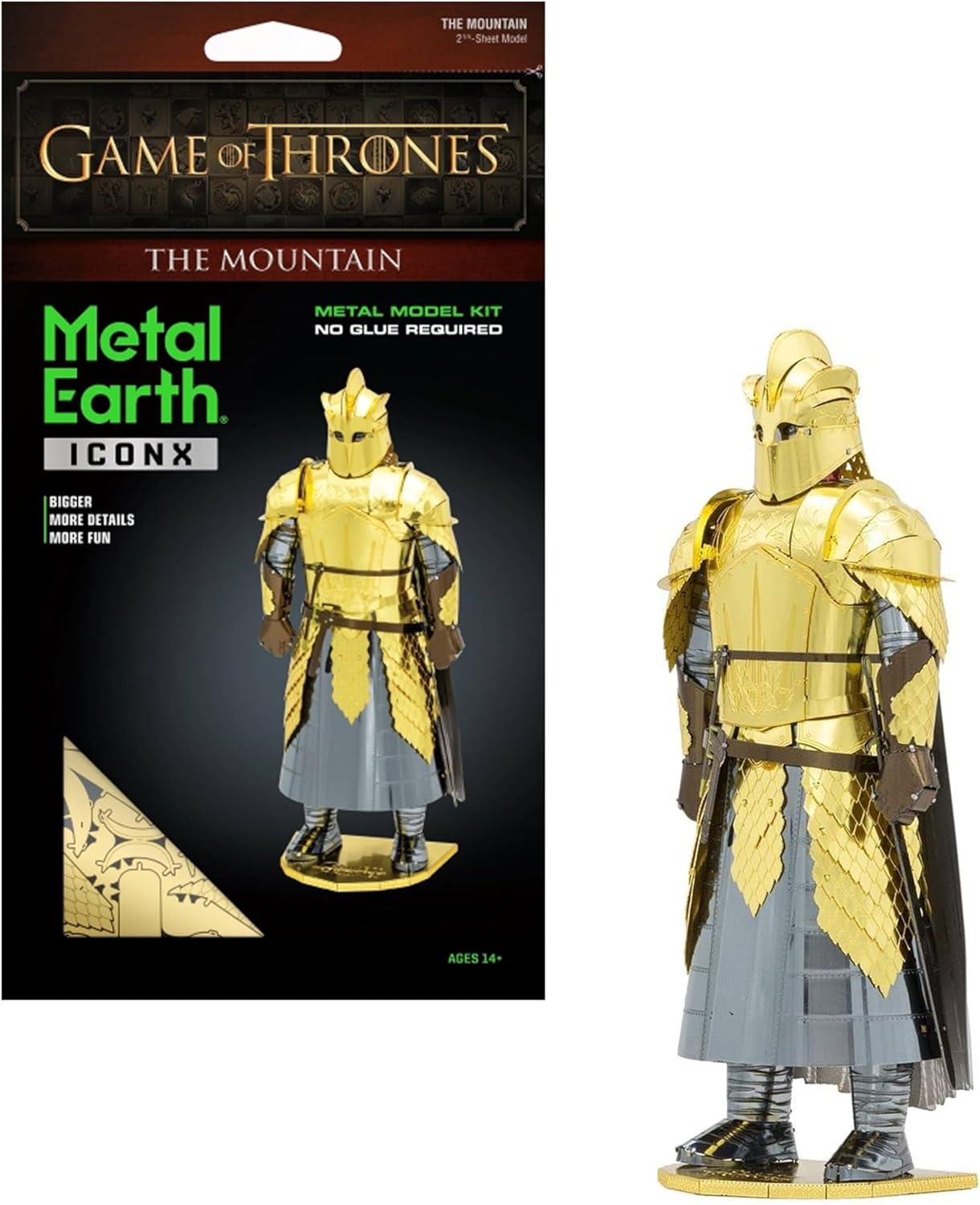 Professor Puzzle Game of Thrones Metal Earth, The Mountain : Amazon.co ...