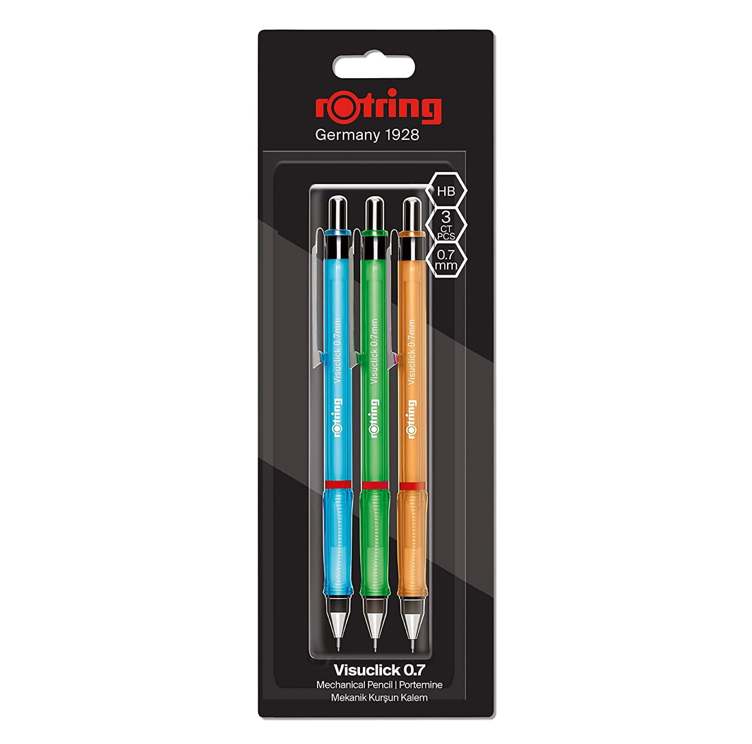 Set Ricariche Mine ROtring 0.5mm - 36 Mine Ad Alto Polimero Per Matite Meccaniche (HB, B, 2B)