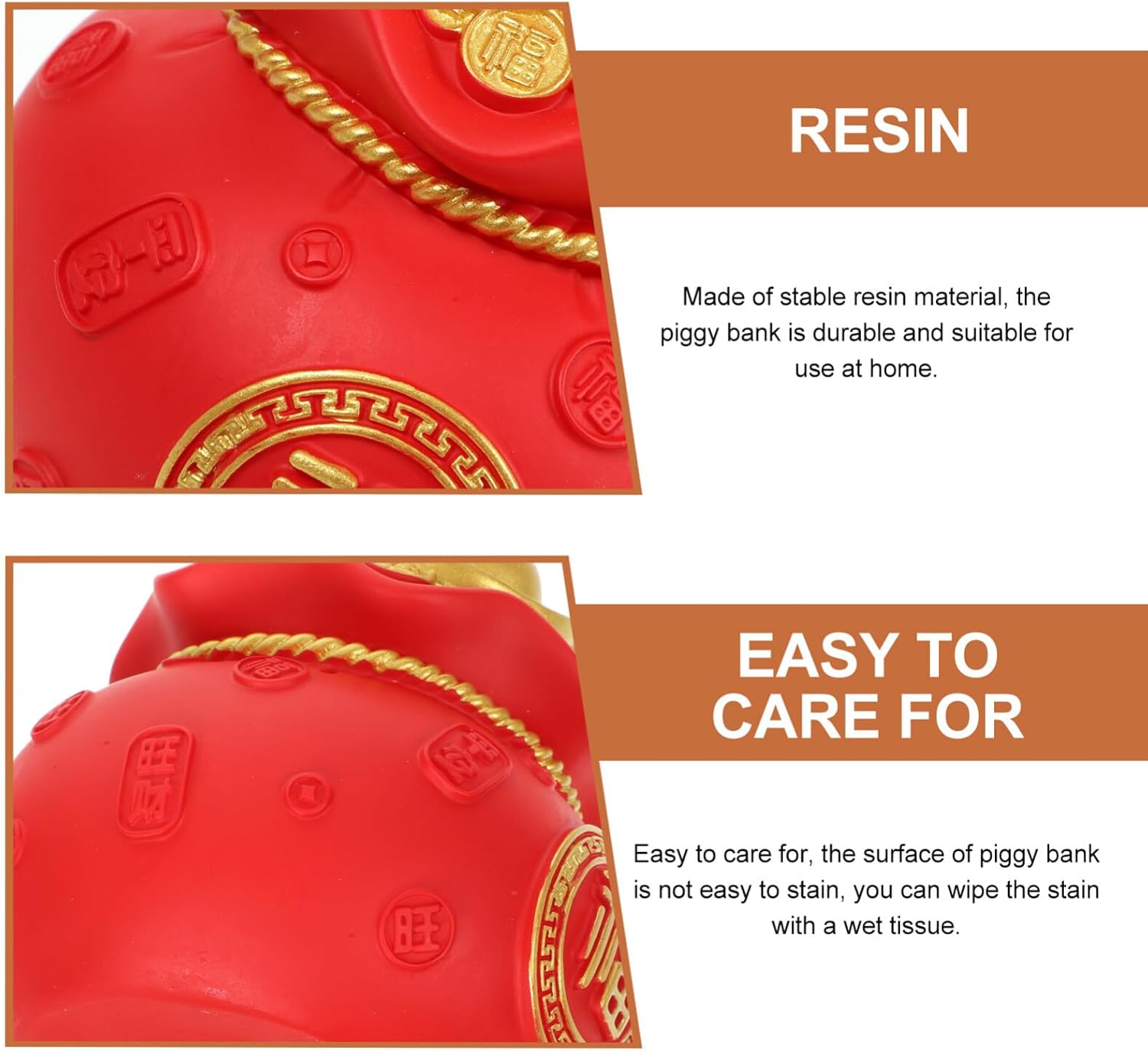 Light House Decorations for Home Feng Shui Golden Treasure Basin Bank Ingot Money Bag Figurine Ornament for Wealth Success Good Luck