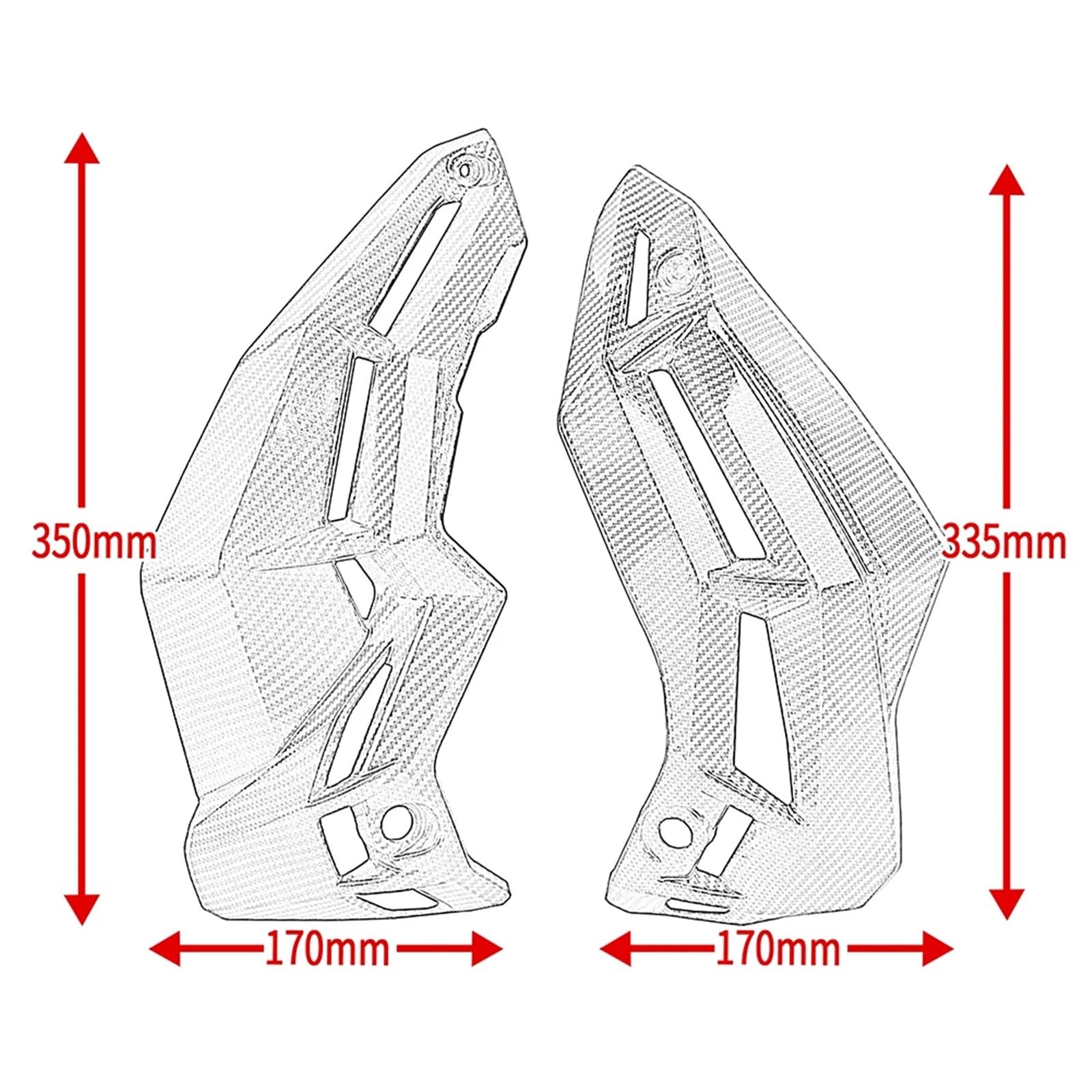 Protector de la Cubierta Inferior del cárter Motor para Kawasaki Z900 2017 2018 2019 Deflector Aire Moto Carenado Deflector de Viento