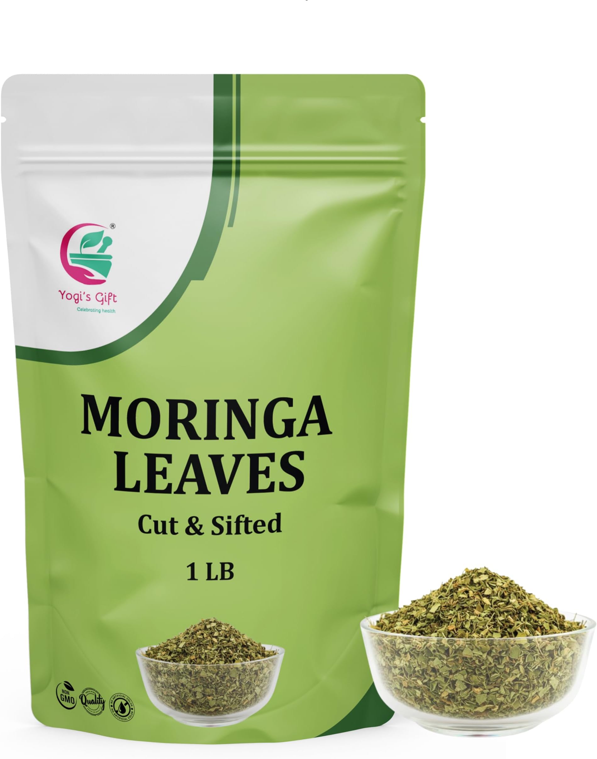 Yogi's Giftยฎ Moringa Leaves 1 Lb | Cut & Sifted Loose Leaf for Herbal Tea