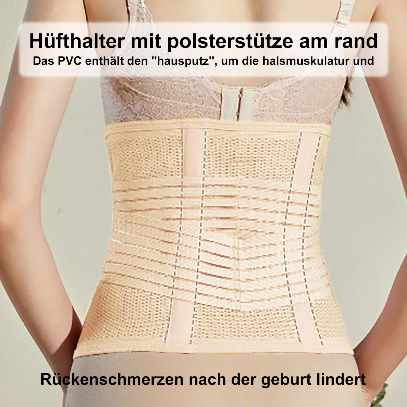 Postpartale Bauch Unterstützung Erholung Gürtel - Postpartum Gürtel für Damen - Postnatal Bauchgurt nach Geburt - Rückbildungsgürtel nach Geburt (L)