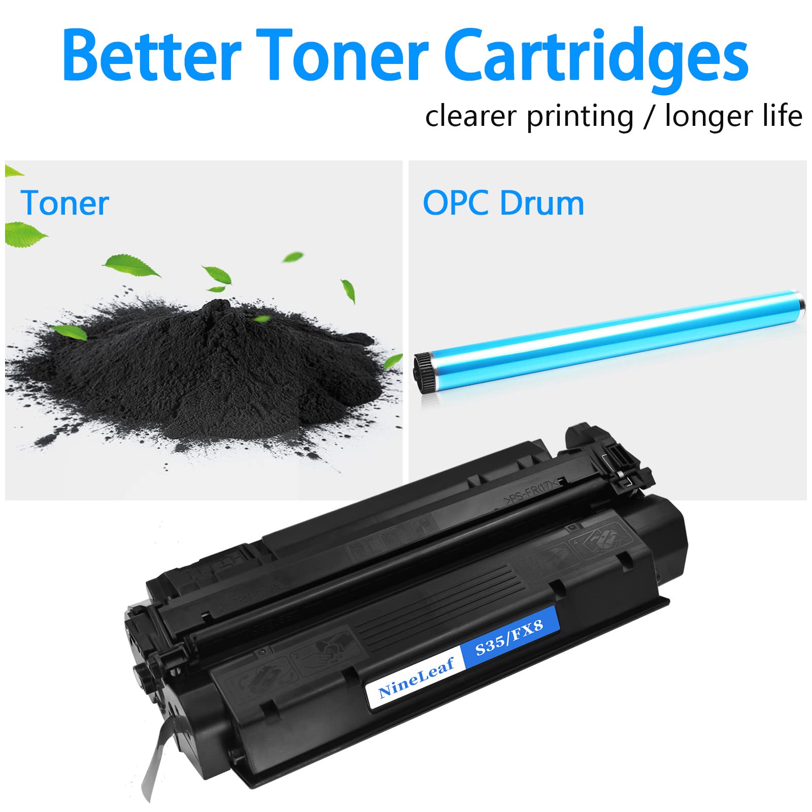 Amazon.co.jp：NineLeaf トナーカートリッジ 交換用 Canon S35 S