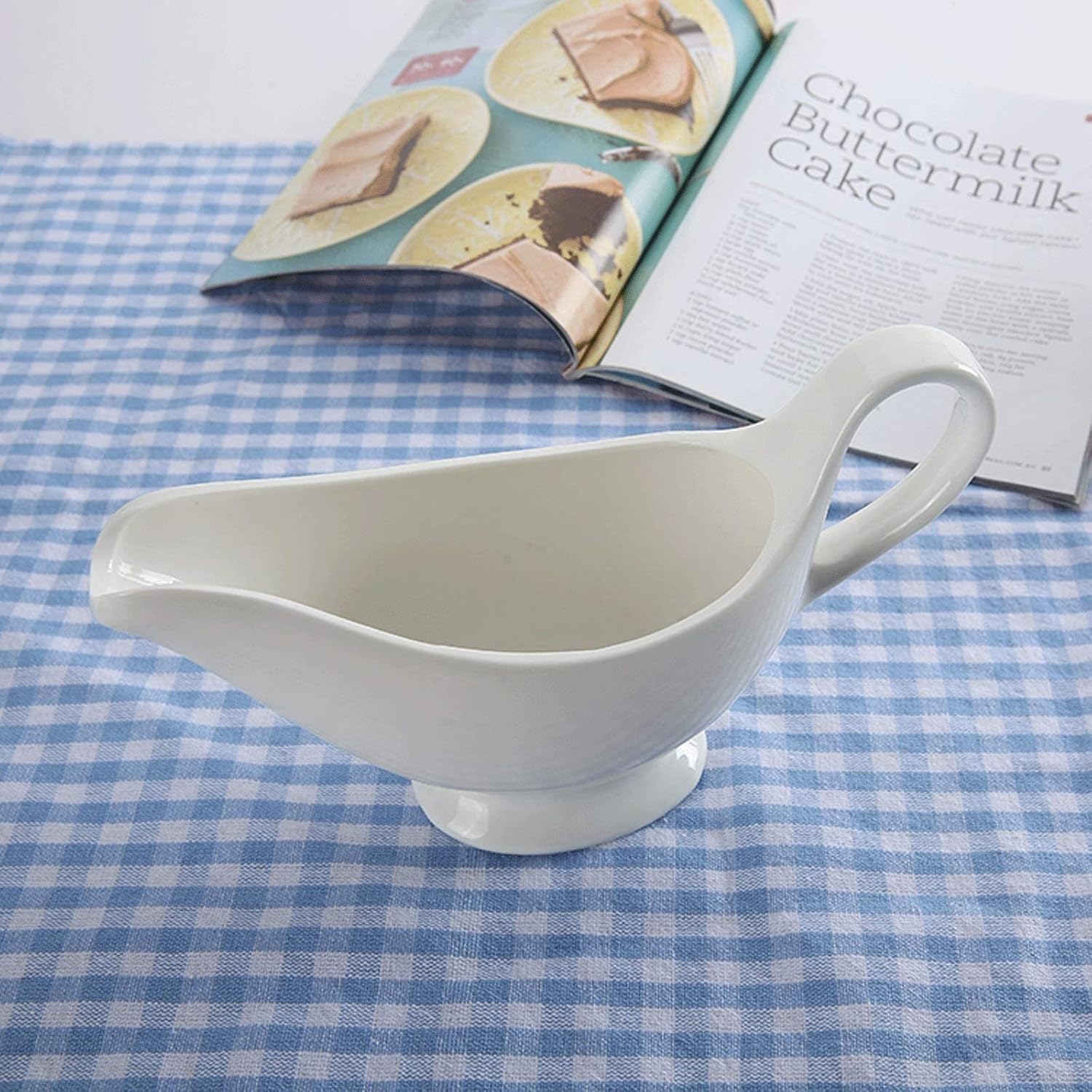 Household Gravy Boat and Beautiful The Sauce Boat Can Be Used in Kitchen and Dining Room Easy to Clean and Clean