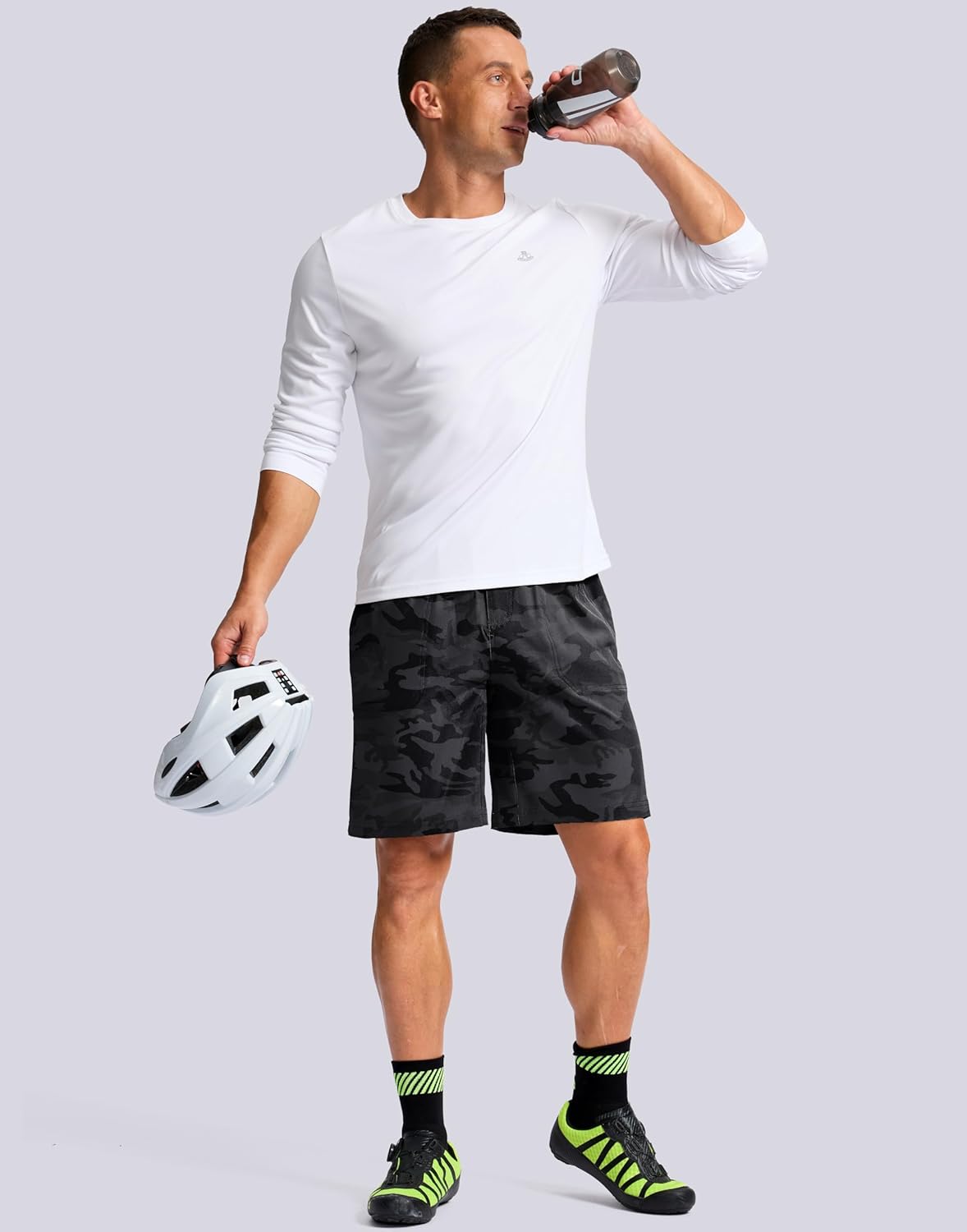 Bikewa Men's Mountain Bike Shorts 4D Padded Baggy Bicycle Biking Riding Lightweight Cycling Shorts with Zipper Pockets - Image 7