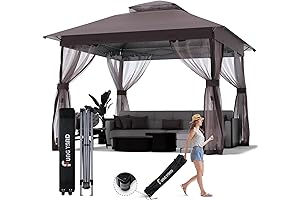 10x10 Outdoor Screenhouse for Maximum Space and Headroom